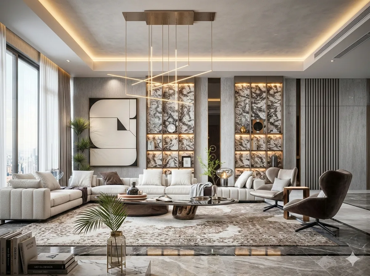 Pavilion Residence — design visualisation