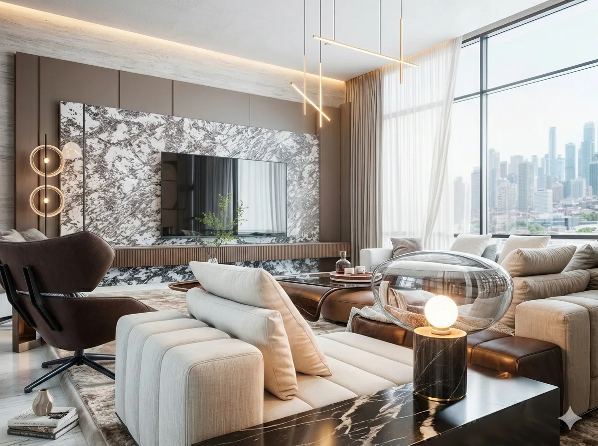 Pavilion Residence — design visualisation
