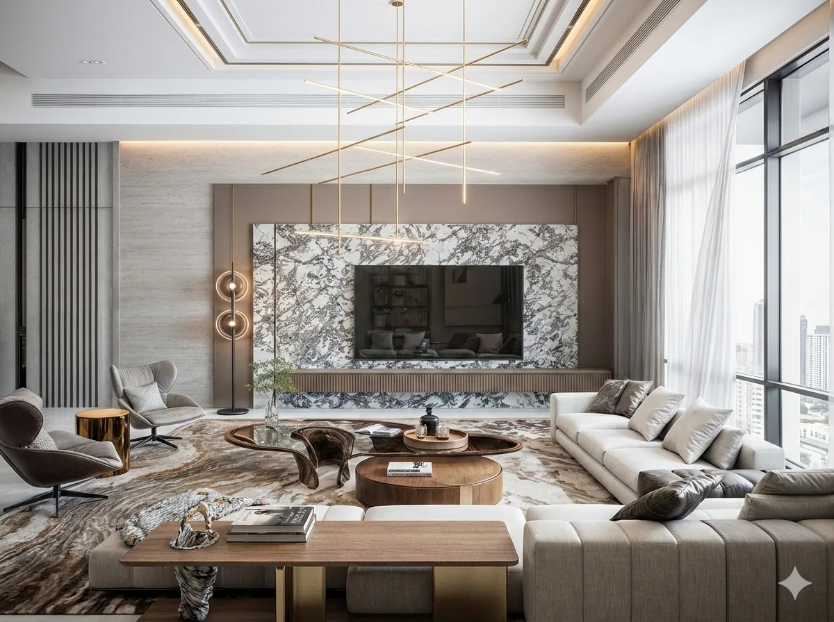 Pavilion Residence — design visualisation